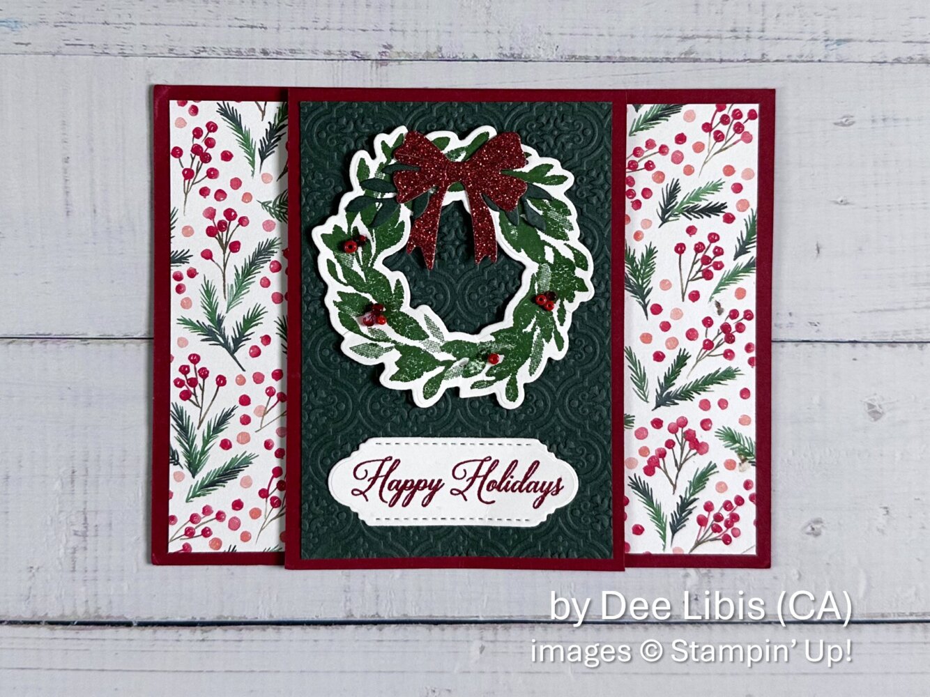 by Dee Libis, Holiday One-for-One Card Swap, Stampin' Up! - 1 of 2 by Dee Libis, Holiday One-for-One Card Swap, Stampin' Up! - 1 of 2