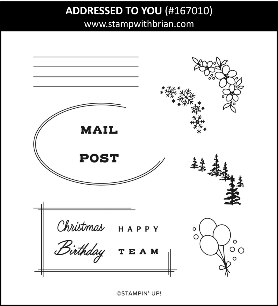 Addressed to You, Stampin' Up!, 167010