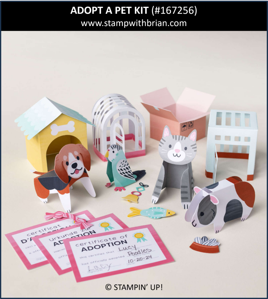 Adopt a Pet Kit, Stampin' Up!, 167256
