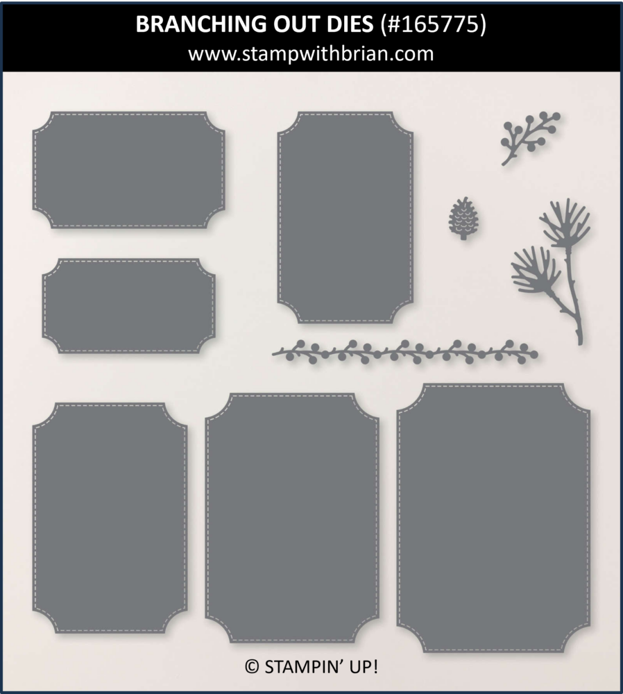 Branching Out Dies, Stampin' Up! 165775