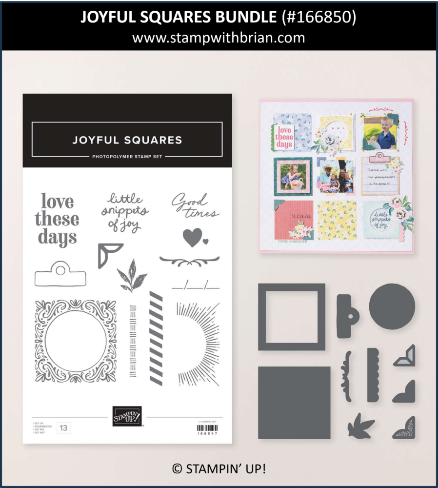 Joyful Squares Bundle, Stampin' Up!, 166850