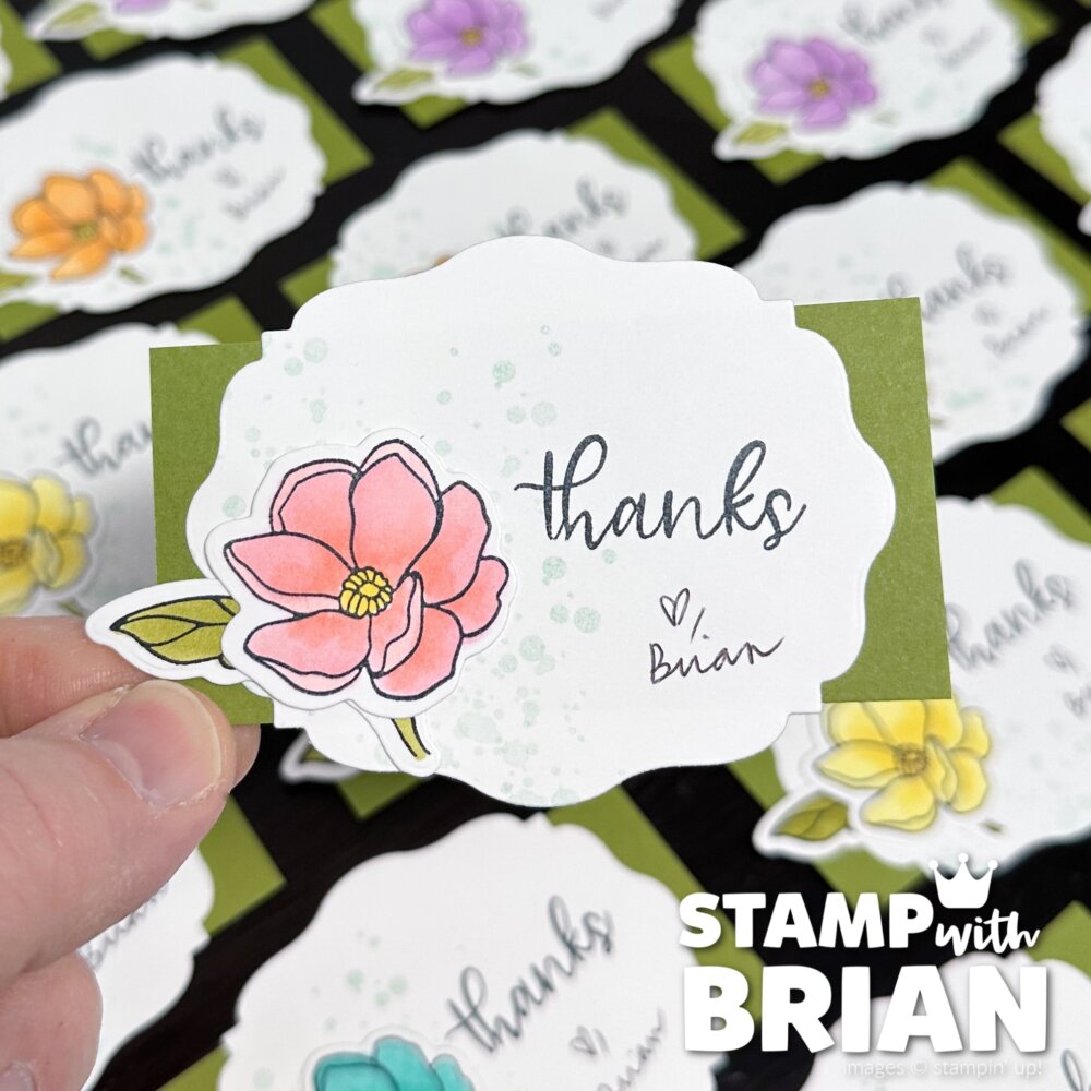 Simply Beautiful & Simply Celebrated, tags, Stampin' Up!, Brian King, Pretty in Pink