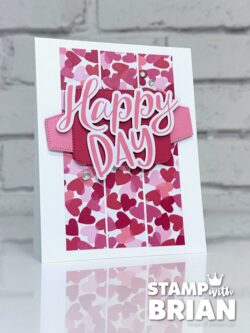 Unforgettable Times Mix & Match, Stampin' Up!, Brian King, Valentine's Day card