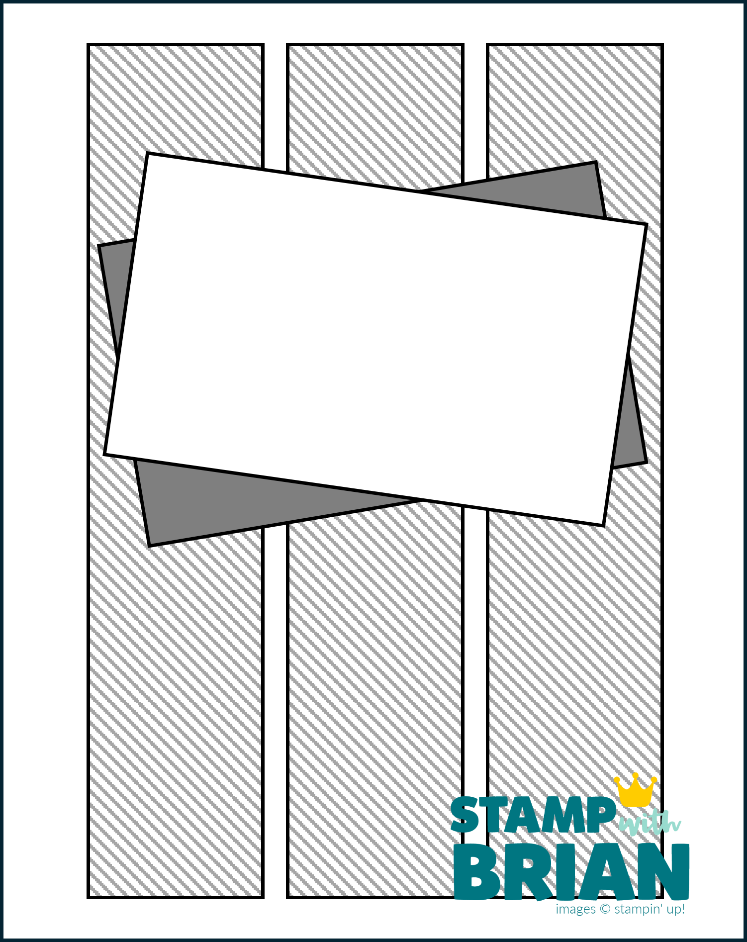 simple sketch for card inspiration, Stampin' Up!, Brian King simple sketch for card inspiration, Stampin' Up!, Brian King