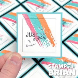 A Rainbow of Thanks, Joyful Squares Dies, Stampin' Up!, Brian King