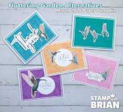 March 2026 Paper Pumpkin Alternatives, Fluttering Garden, Stampin' Up!, Brian King