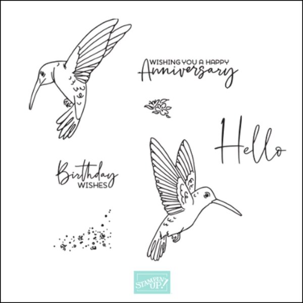 March 2026 Paper Pumpkin, Fluttering Garden free gift Fluttering Hummingbird stamp set, Stampin' Up! March 2026 Paper Pumpkin, Fluttering Garden free gift Fluttering Hummingbird stamp set, Stampin' Up!