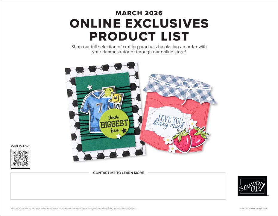 Online Exclusives - March 2026 Flyer graphic