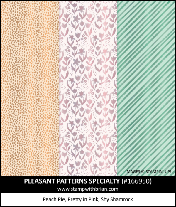 Pleasant Patterns Specialty Designer Series Paper, Stampin' Up! 166950