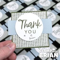 With You in Mind thank you tag, Stampin' Up!, Brian King