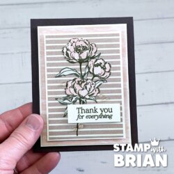 Gallery Blooms, Beautiful Motifs, Brushed with Beauty Designer Series Paper, Stampin' Up!, Brian King