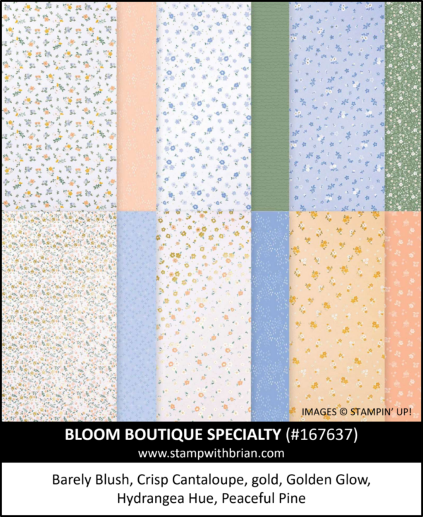 Bloom Boutique Specialty Designer Series Paper, Stampin' Up! 167637