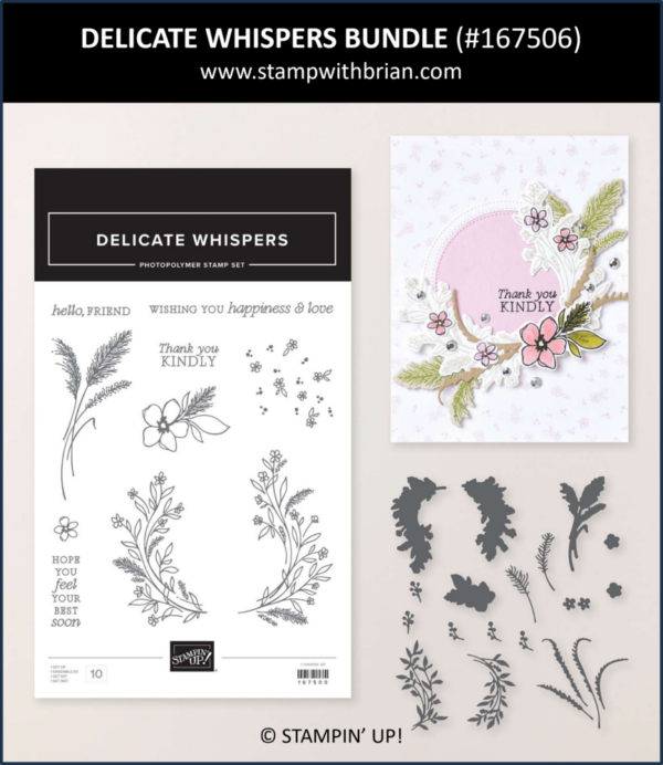 Delicate Whispers Bundle, Stampin' Up!, 167506