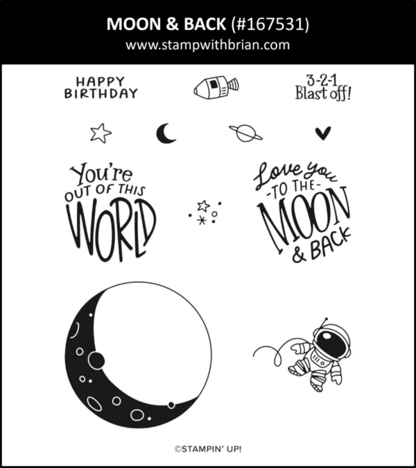 Moon & Back, Stampin' Up!, 167531 Moon & Back, Stampin' Up!, 167531