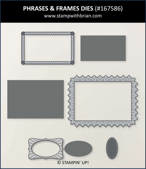 Phrases & Frames Dies, Stampin' Up! 167586