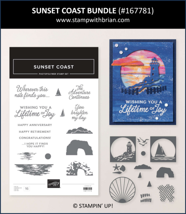 Sunset Coast Bundle, Stampin' Up!, 167781