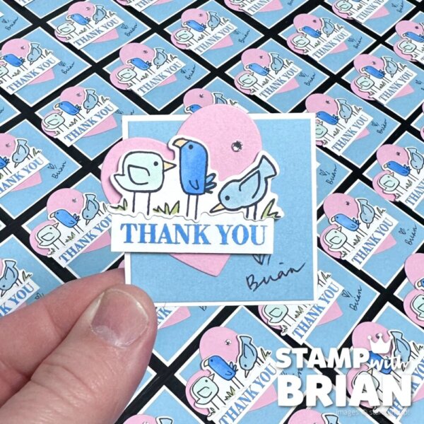 Thank You Tag with Cutest Crew, Stampin' Up!, Brian King