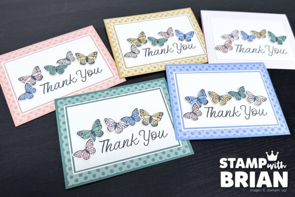 2026-2028 In Color thank you card, All Aflutter Bundle, Stampin' Up!, Brian King 2026-2028 In Color thank you card, All Aflutter Bundle, Stampin' Up!, Brian King