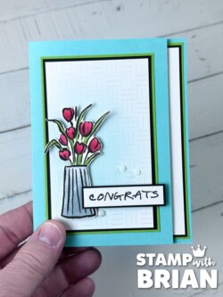 Artisan Sketched Garden, Luxe White Specialty Designer Series Paper, Thanks, Man, Stampin' Up!, Brian King