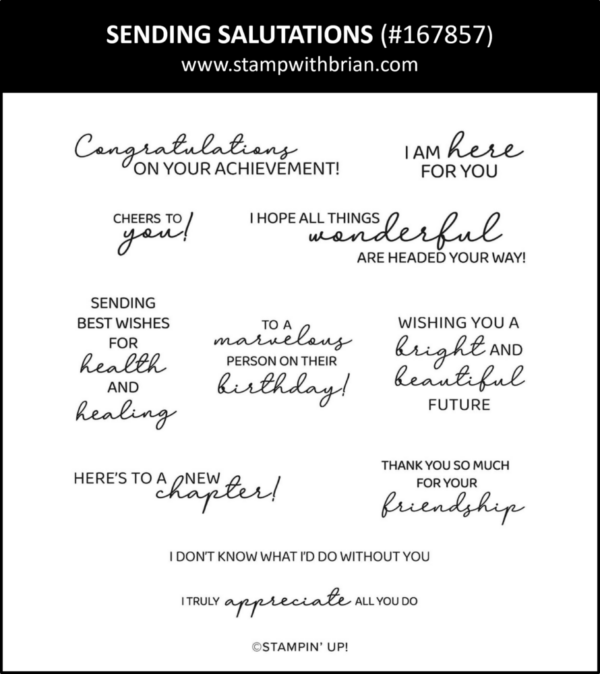Sending Salutations, Stampin' Up! 167857