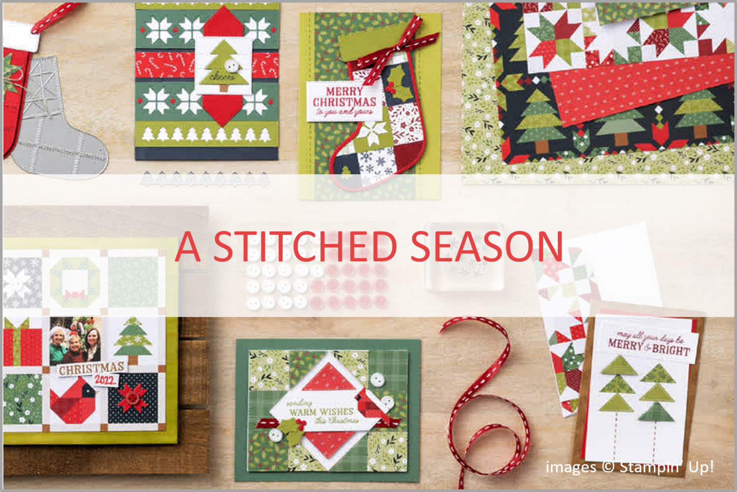 A Stitched Season Suite Collection, Stampin' Up!
