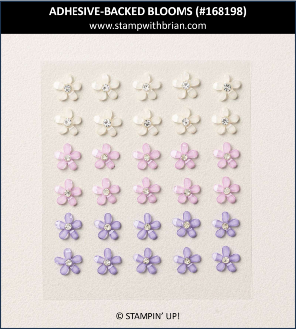 Adhesive-Backed Blooms, Stampin' Up! 168198 Adhesive-Backed Blooms, Stampin' Up! 168198