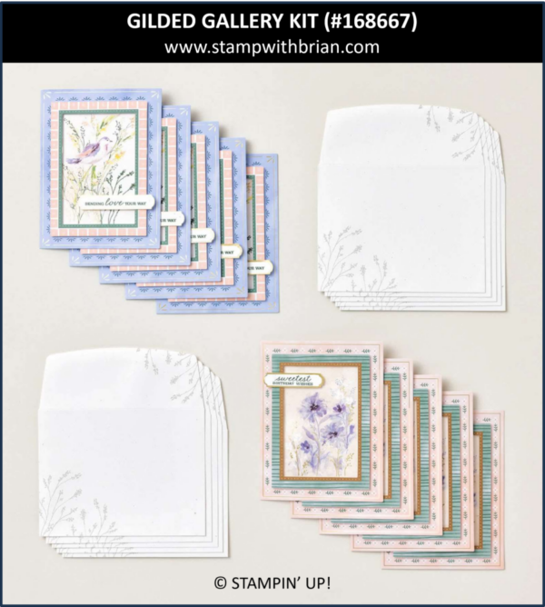 Gilded Gallery Kit, Stampin' Up! 168667