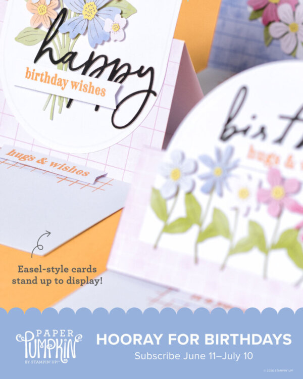 Hooray for Birthdays, July 2026 Paper Pumpkin Kit, Stampin' Up!