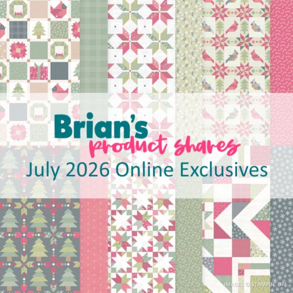 July 2026 OE Shares, Stampin' Up!, stampwithbrian.com