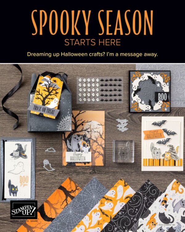 Frightfully Fun Suite, July Online Exclusives shareable, Stampin' Up!