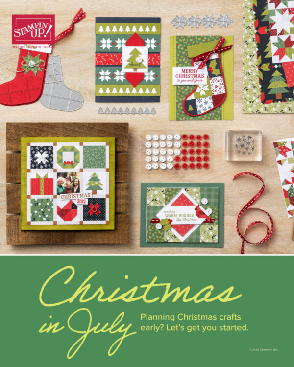 A Stitched Season Suite, July Online Exclusives shareable, Stampin' Up!