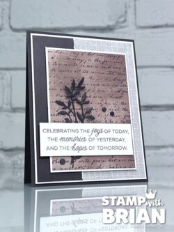 Phrases & Frames, Nature Walk Designer Series Paper, Stampin' Up!, Brian King