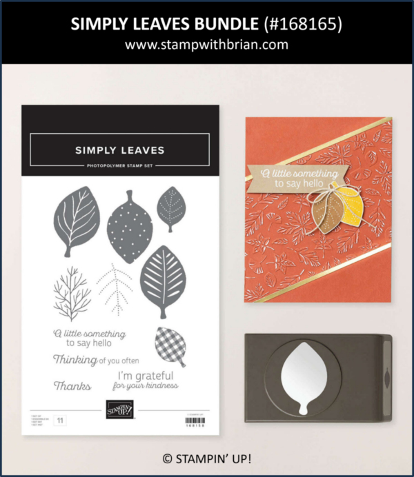 Simply Leaves Bundle, Stampin' Up! 168165