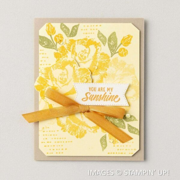 Stampin' Up! sample with Begonia Belle, July 2026 Product of the Month, Stampin' Up!