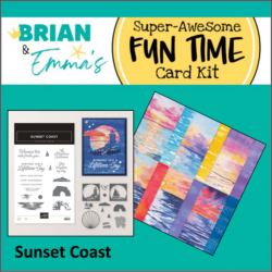 Sunset Coast Super-Awesome Fun Time Card Kit