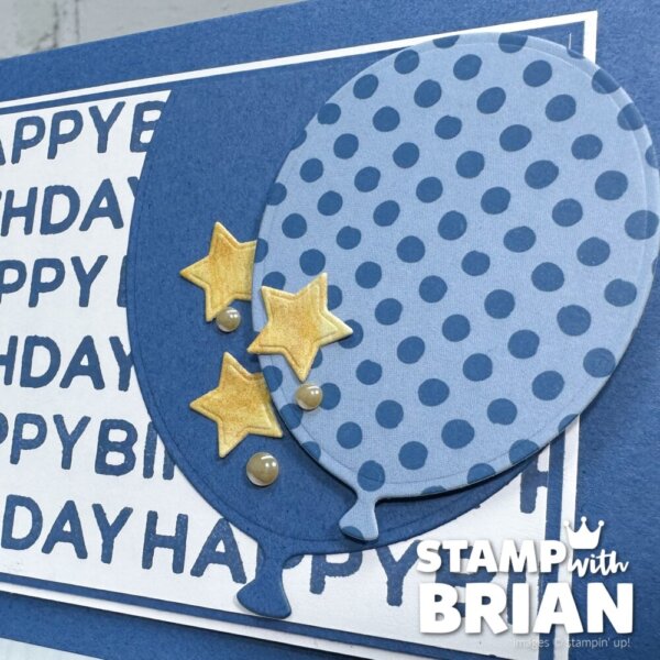 Thanks Man, Balloon Festoon Bundle, Stampin' Up!, Brian King, birthday card