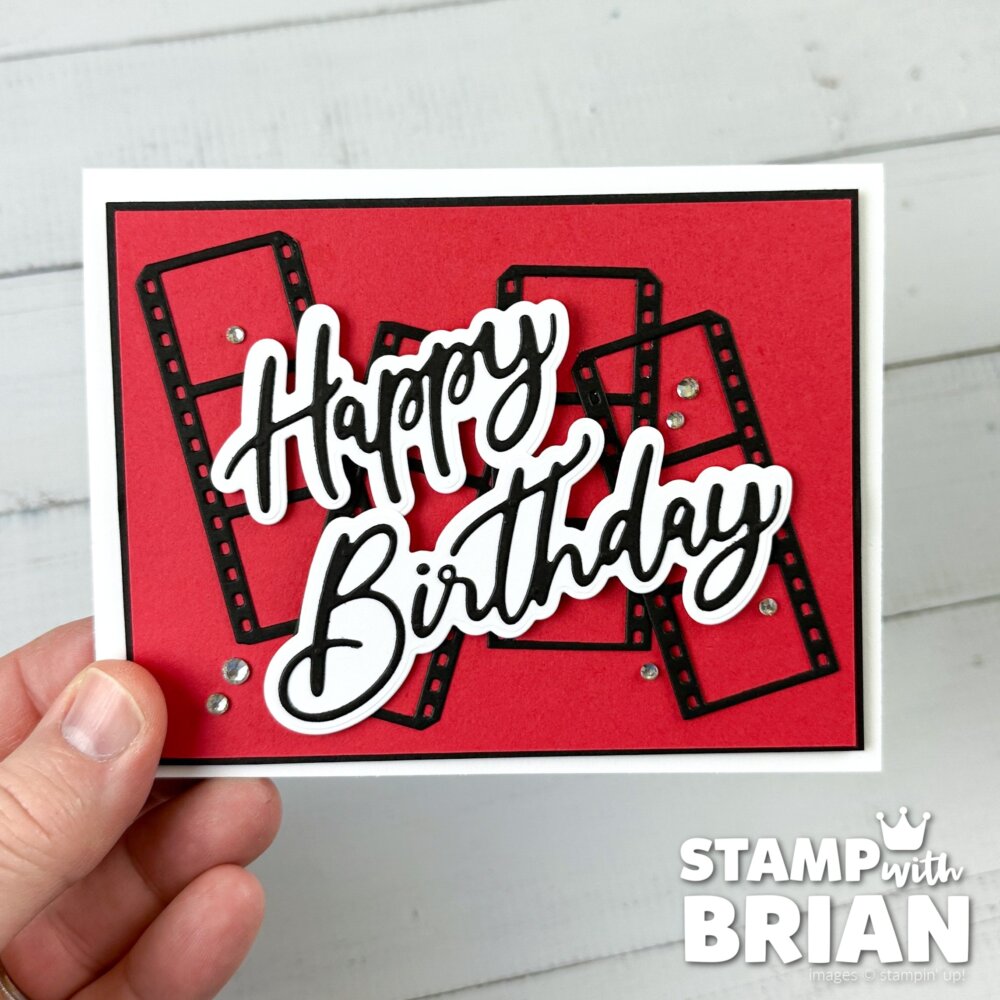 Birthday Cards with Movie Gift Card Holder, Stampin' Up!, Brian King Birthday Cards with Movie Gift Card Holder, Stampin' Up!, Brian King