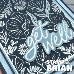 Garden Silhouette Hot Foil Die, Classic Greetings Hot Foil Dies, Silver Hot Foil, Stampin' Up!, Brian King