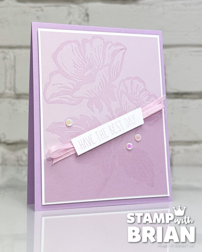 Inked Floret, Stampin' Up!, Brian King Inked Floret, Stampin' Up!, Brian King