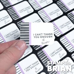Rounded Rectangle Punch, Banner Sayings Tag, Stampin' Up!, Brian King