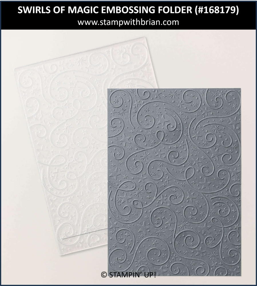 Swirls of Magic Embossing Folder, Stampin' Up! 168179