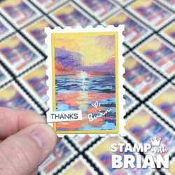 sweet tag with the Scenic Coast Designer Series Paper, Stampin' Up!, Brian King